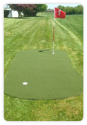Target Put Line Outdoor Putting & Target Green (6×15)